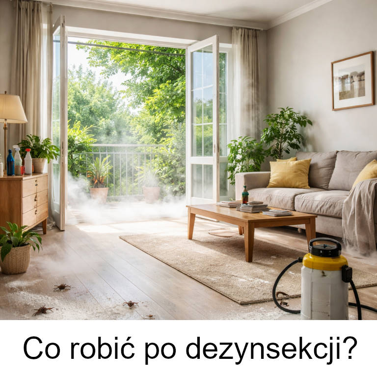 Co robić po dezynsekcji? Zalecenia i instrukcje po zabiegu